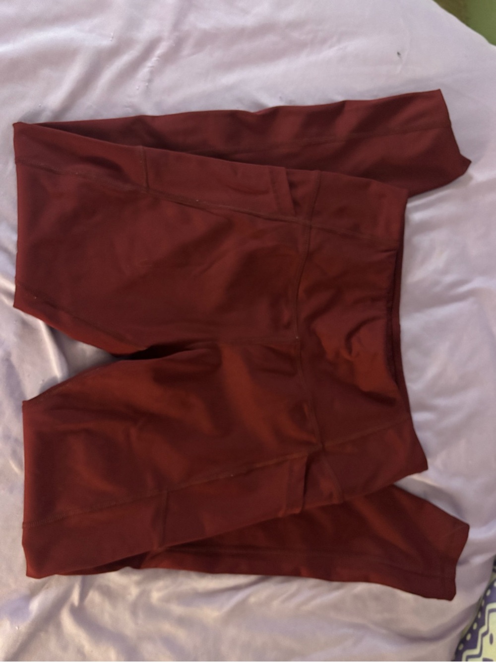 Avia High-Waist Stretch Pants in Maroon